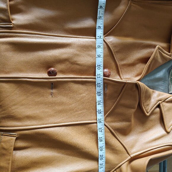 Midwestern sport togs deerskin leather jacket - Picture 3 of 6